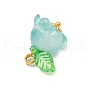 30Pcs Glass Pendants PALLOY-JF04000-02-5