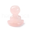 Natural Rose Quartz Display Decorations DJEW-P019-E05-3