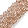 Transparent Glass Beads Strands EGLA-N013-T6mm-D23-1