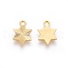 Rack Plating Brass Charms KK-E645-14G-1
