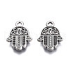 Tibetan Style Alloy Pendants TIBEP-T010-13AS-2