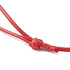 Adjustable Waxed Polyester Cord Necklace Making AJEW-JB01311-01-3