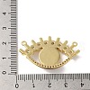 Rack Plating Brass Pave Clear Cubic Zirconia & Glass Pendants KK-G504-23G-01-3