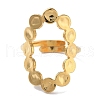 304 Stainless Steel Open Cuff Rings for Women RJEW-M020-11G-2