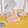 Plastic Bead Containers with Hinged Lid AJEW-WH0479-88A-5