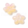 Transparent Spray Paint Glass Beads GLAA-Z011-07E-2
