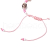 Glass Seed Beaded Braided Bead Bracelets BJEW-MZ00172-03-4