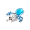 Glass Pendants PALLOY-MZ00537-01-4