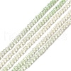 Transparent Gradient Color Glass Beads Strands GLAA-H021-01A-13-2