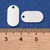 925 Sterling Silver Blank Oval Charms STER-F057-07S-3