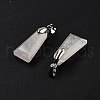 Natural Quartz Crystal Faceted Pendants G-F774-02A-2