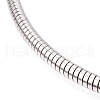 Iron Round Snake Chains Choker Necklaces NJEW-T016-01P-2
