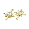 Rack Plating Alloy Glass Pendants PALLOY-D007-13G-A-3
