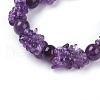 Natural Amethyst Stretch Bracelets BJEW-JB03746-04-2