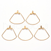 PVD Vacuum Plating 304 Stainless Steel Wire Pendants STAS-S103-03G-1