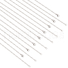  20Pcs 304 Stainless Steel Cable Chains Necklaces Set for Men Women NJEW-NB0001-10-1