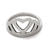 Non-Tarnish 201 Stainless Steel Finger Rings RJEW-G278-24P-2