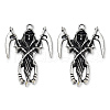 Tibetan Style Alloy Big Pendants TIBEP-N008-195-2