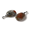 Natural African Bloodstone Pendants G-Z055-03P-01-2