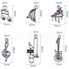 Sets of Musical Instruments Tibetan Style Alloy Pendants TIBEP-PH0004-17AS-2