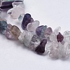 Natural Fluorite Stone Bead Strands G-R192-05-4