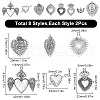 SUNNYCLUE 8 Styles Tibetan Style Alloy Pendants FIND-SC0010-46-2