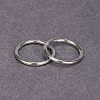 316L Surgical Stainless Steel Hoop Cartilage Earrings WGB51CA-24-1