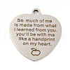 Non-Tarnish Teachers' Day 201 Stainless Steel Pendants STAS-L079-23P-01-1