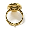 Ion Plating(IP) 304 Stainless Steel Open Cuff Rings RJEW-C079-04G-4