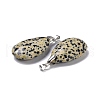 Natural Dalmatian Jasper Pendants G-D084-01P-B09-3