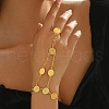 Elegant Middle Eastern Style Brass Finger Ring Bracelets for Women EQ8786-1
