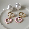 Alloy Enamel Stud Earrings FS-WGE0AD6-59-1