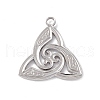 Non-Tarnish 304 Stainless Steel Pendants STAS-K242-10P-2