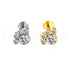 316L Surgical Stainless Steel & G23 Titanium Crystal Rhinestone Labrets for Women Men WG3A239-22-1