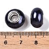 Imitation Pearl Style Resin European Beads RPDL-T003-001A-01-3