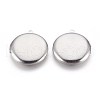 Tarnish Resistant 304 Stainless Steel Locket Pendants STAS-L219-06P-2