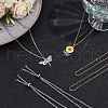 SUNNYCLUE 10Pcs 2 Colors 304 Stainless Steel Slider Necklace Making NJEW-SC0001-10-4