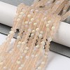 Transparent Glass Beads Strands X1-EGLA-A034-T4mm-MB20-2