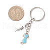Alloy Enamel Pendant Keychains KEYC-JKC01269-3