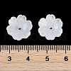 Transparent Spray Paint Glass Beads GLAA-H035-04-4