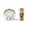 Brass Grade A Rhinestone Spacer Beads RB-A014-Z8mm-13S-5
