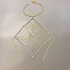 Alloy Full Crystal Rhinestone Tassel Sexy Body Chains for Bikini WGE7893-01-3