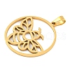 304 Stainless Steel Pendants STAS-Z076-14G-2