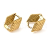 Real 18K Gold Plated 304 Stainless Stee Hoop Earrings EJEW-U009-02G-09-2