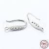Anti-Tarnish Rhodium Plated 925 Sterling Silver STER-L054-03P-4