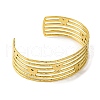 Ion Plating(IP) Butterfly 304 Stainless Steel Cuff Bangles for Women BJEW-B104-23G-2