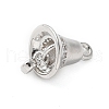 Brass Micro Pave Cubic Zirconia Pendants KK-P290-27P-2