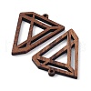 Walnut Wood Laser Cut Pendants WOOD-Q051-03B-2