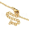 Plastic Imitation Pearl Round Pendant Necklaces NJEW-Z041-05G-3