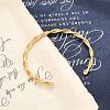 Ion Plating(IP) 304 Stainless Steel Twisted Rope Cuff Bangles BJEW-P296-01G-4